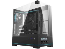 Darkflash DY450 PRO számítógépház + 1 ventilátor (fekete) (DY450 PRO BLACK)